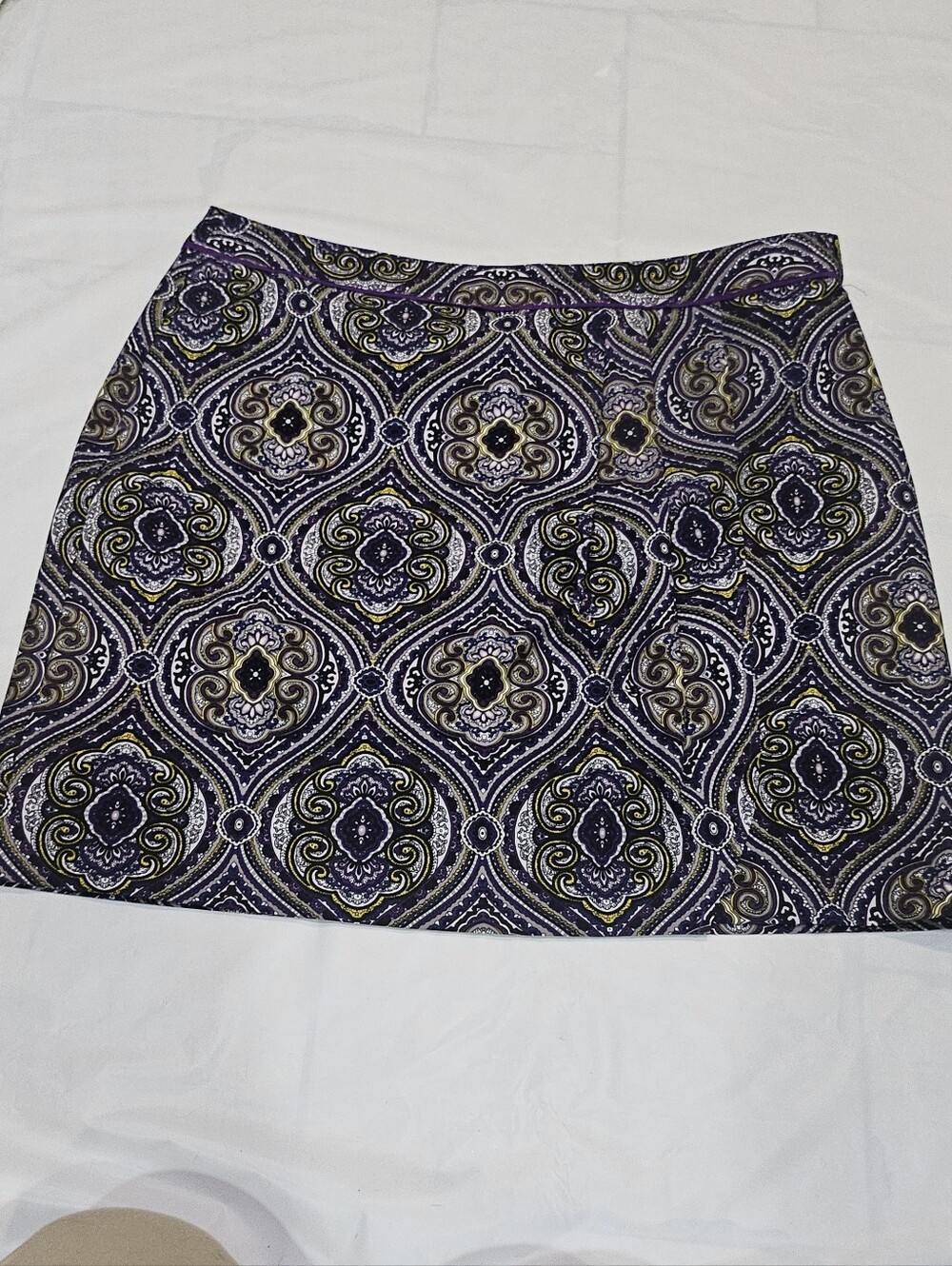 EP Pro Luxury Paisley Golf Skort Womens Size 14 Dressy Skirt